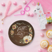 恋に落ちるグリーン サンキライ ブライズシャワー ペーパープレート (パーティー)