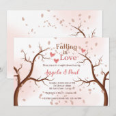 恋に落ちるシャワーの招待状 招待状 (正面/裏面)