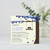 恋に落ちるハートの鳥たち オークの木 招待状 (スタンド正面)