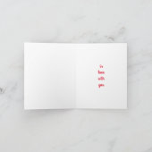 恋に落ちるバレンタインのカード カード (内部)