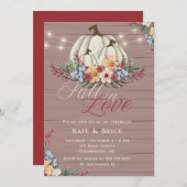 恋に落ちるパンプキンの招待状 招待状 (正面/裏面)