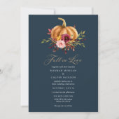 恋に落ちるパンプキンウェディングの招待状 招待状 (正面)