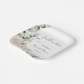 恋に落ちるパンプキン ブライダルシャワー ペーパープレート (傾斜あり)