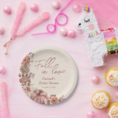 恋に落ちるパンプキン ブライダルシャワー ペーパープレート (パーティー)