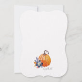 恋に落ちるパンプキン 招待状 (裏面)