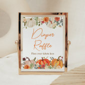 恋に落ちるフローラかぼちゃおむつラッフル ポスター