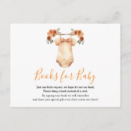 恋に落ちるフローラ赤ちゃんシャワーベビー ポストカード