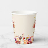 恋に落ちるベビーウッドランド赤ちゃんシャワー 紙コップ (右)