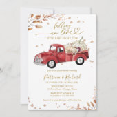 恋に落ちるベビーシャワー 招待状 (正面)