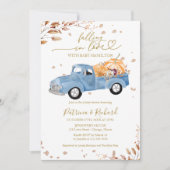 恋に落ちるベビーシャワー 招待状 (正面)