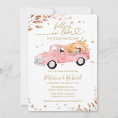 恋に落ちるベビーシャワー 招待状 (正面)