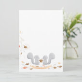 恋に落ちるリスのブライダルシャワーの招待状 招待状 (スタンド正面)