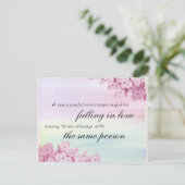 恋に落ちる引用文 ポストカード (スタンド正面)