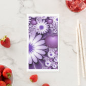 恋に落ちる抽象芸術花とハートフラクタル (インサイチュ)