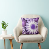 恋に落ちる抽象芸術花とハートフラクタル クッション (椅子)