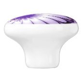 恋に落ちる抽象芸術花とハートフラクタル セラミックノブ (側面)