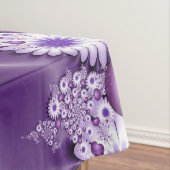 恋に落ちる抽象芸術花とハートフラクタル テーブルクロス (インサイチュ)