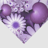 恋に落ちる抽象芸術花とハートフラクタル 薄葉紙 (詳細)