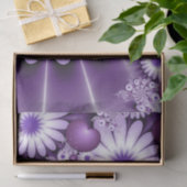 恋に落ちる抽象芸術花とハートフラクタル 薄葉紙 (ギフト)