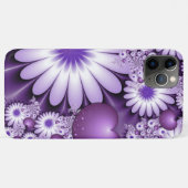 恋に落ちる抽象芸術花とハートフラクタル Case-Mate iPhoneケース (裏面(横))