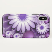 恋に落ちる抽象芸術花とハートフラクタル Case-Mate iPhoneケース (裏面(横))