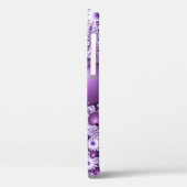恋に落ちる抽象芸術花とハートフラクタル Case-Mate iPhoneケース (裏面 / 左)