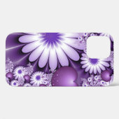 恋に落ちる抽象芸術花とハートフラクタル Case-Mate iPhoneケース (裏面 (横))