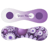 恋に落ちる抽象芸術花とハート名 ソフトボール (パネル)