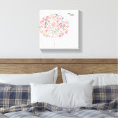 恋に落ちる木と鳥|過去記事 キャンバスプリント (インサイチュ (寝室))