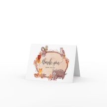 恋に落ちる森の動物たち、素朴なベビーシャワー