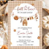 恋に落ちる男の子の服ベビーシャワー 招待状
