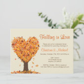 恋に落ちる秋のリハーサルの夕食の招待 招待状 (スタンド正面)