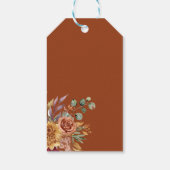 恋に落ちる秋の花嫁シャワー ギフトタグ (裏面)