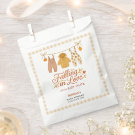 恋に落ちる秋の赤ちゃん服ベビーシャワー フェイバーバッグ