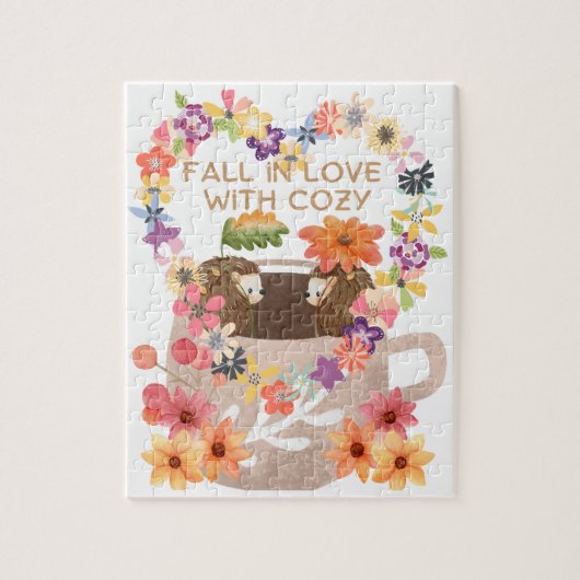 恋に落ちる秋 ジグソーパズル (縦)