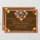 恋に落ちる結婚式招待状 招待状 (正面/裏面)