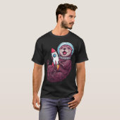 恋に落ちる面白いピエロ Tシャツ (正面フル)