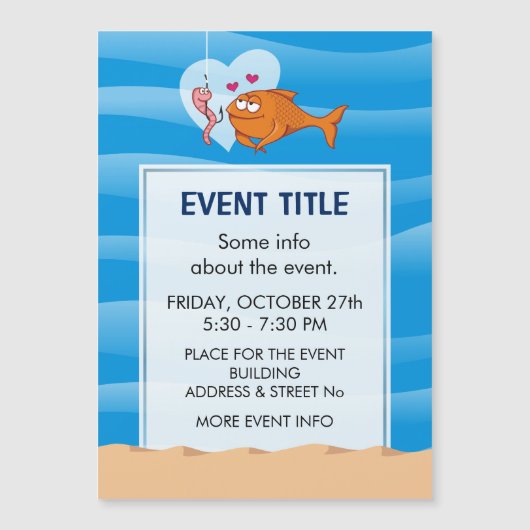 恋に落ちる魚と餌 (正面)