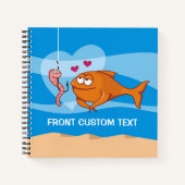 恋に落ちる魚と餌 ノートブック (正面)