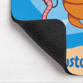 恋に落ちる魚と餌 マウスパッド (コーナー)