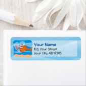 恋に落ちる魚と餌 ラベル (インサイチュ)