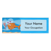 恋に落ちる魚と餌 名札 (正面)