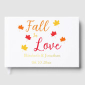 恋に落ちる ウェディング ゲストブック (正面)