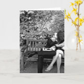 恋に落ちる カード (黄色い花)