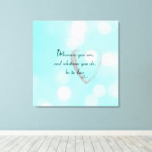 恋に落ちる キャンバスプリント (インサイチュ (ウッドフロア))