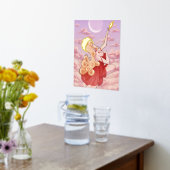 恋に落ちる – ゴールドフォイルプリント 箔ポスター (レイダウン (キッチン))