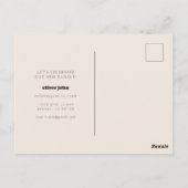 恋に落ちる シップ&シー パーティー ポストカード 招待状 (裏面)