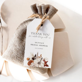 恋に落ちる ニュートラル パンプキン フレーム ウェルカム ギフトタグ