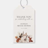 恋に落ちる ニュートラル パンプキン フレーム ウェルカム ギフトタグ (正面)