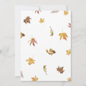 恋に落ちる ブライダルシャワーの招待状 招待状 (裏面)